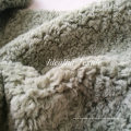 Bright Green Shaggy Wool Fake Fur